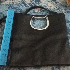 Cat purse black